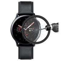 Hat Prince Samsung Galaxy Watch Active2 gehard glas - 9H - 44mm - Zwart - thumbnail