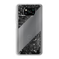 Zwart marmer: Xiaomi Poco X3 NFC Transparant Hoesje
