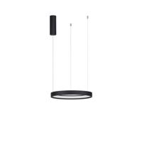 Lyora Ronde hanglampPerrine zwart Ø 40cm - 9345612