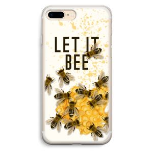 Let it bee: iPhone 7 Plus Transparant Hoesje