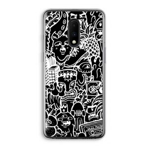 Vexx Black Mixtape: OnePlus 7 Transparant Hoesje