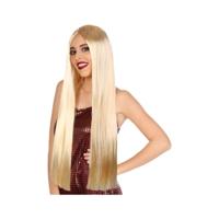 Pruik Blond 80 cm