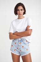 Spijkershort fruit - BLUE - 42