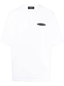 DSQUARED2 t-shirt en coton à logo imprimé - Blanc