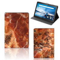 Lenovo Tablet M10 Leuk Tablet hoesje Marmer Bruin - thumbnail