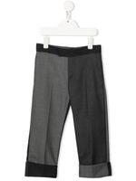 Thom Browne Kids pantalon de costume bicolore - Gris - thumbnail