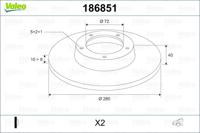 Valeo Remschijven 186851 - thumbnail