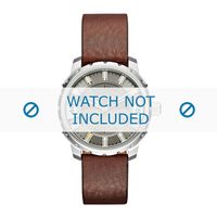 Horlogeband Diesel DZ1724 Leder Bruin 20mm - thumbnail