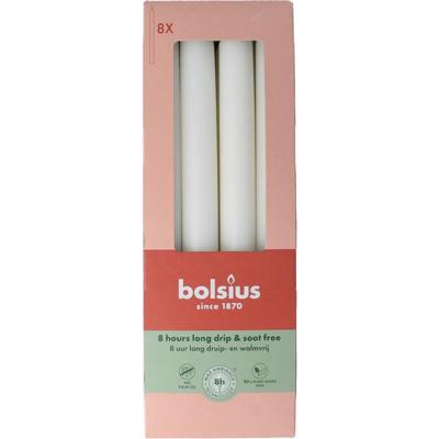 Bolsius Dinerkaarsen 230/20 cloudy white