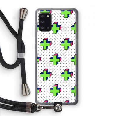 8-bit N°10: Samsung Galaxy A31 Transparant Hoesje met koord