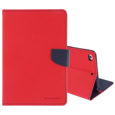 KWIK GOOSPERY FANCY dagboek horizontale Flip lederen case voor iPad mini (2019) met houder & kaartsleuven & portemonnee (rood)