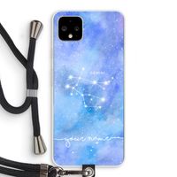 Sterrenbeeld - Licht: Pixel 4 XL Transparant Hoesje met koord Sterrenbeeld - Licht: Pixel 4 XL Transparant Hoesje met koord