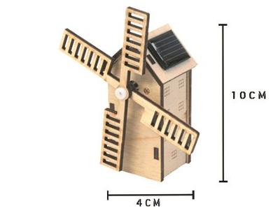 Solexpert Bouwpakket - hollandse molen met zonnepaneel - mini