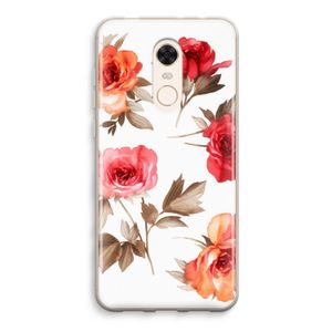 Roosjes: Xiaomi Redmi 5 Transparant Hoesje