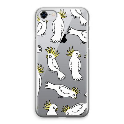 Papegaai: iPhone 8 Transparant Hoesje