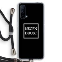 Negenduust black: OnePlus Nord CE 5G Transparant Hoesje met koord