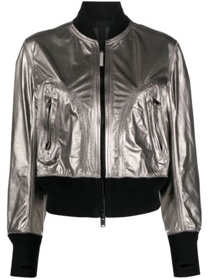 Isaac Sellam Experience veste bomber à design métallisé - Argent