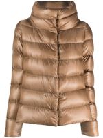 Herno funnel-neck padded jacket - Marron - thumbnail