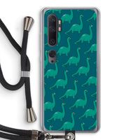 Diplodocus: Xiaomi Mi Note 10 Pro Transparant Hoesje met koord