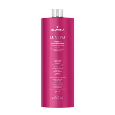 Medavita Luxviva Post Color Acidifying Shampoo 1250ml Medavita Luxviva Post Color Acidifying Shampoo 1250ml