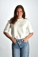 Lisa Yang trui Maren 2026061 cream brushed