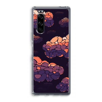Patroon Wolken: Sony Xperia 5 Transparant Hoesje