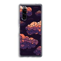 Patroon Wolken: Sony Xperia 5 Transparant Hoesje