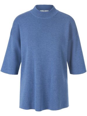 Trui 100% scheerwol Van Peter Hahn blauw Trui 100% scheerwol Van Peter Hahn blauw