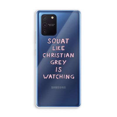 Christian Grey: Samsung Galaxy Note 10 Lite Transparant Hoesje