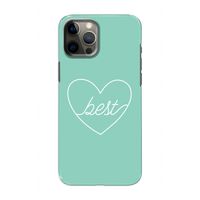 Best heart pastel: Volledig geprint iPhone 12 Pro Hoesje