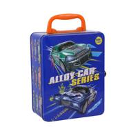 Opbergbox metaal met 2 diecast freewheel auto&apos;s