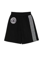 Versace Kids short à motif Medusa Head - Noir