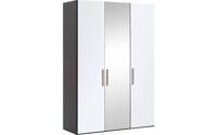 Goossens Kledingkast Easy Storage Ddk, Kledingkast 153 cm breed, 220 cm hoog, 2x glas draaideur en 1x spiegel draaideur midden Goossens Kledingkast Easy Storage Ddk, Kledingkast 153 cm breed, 220 cm hoog, 2x glas draaideur en 1x spiegel draaideur midden