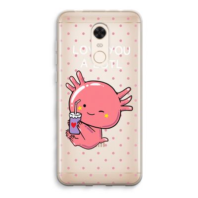 Love You A Lotl: Xiaomi Redmi 5 Transparant Hoesje