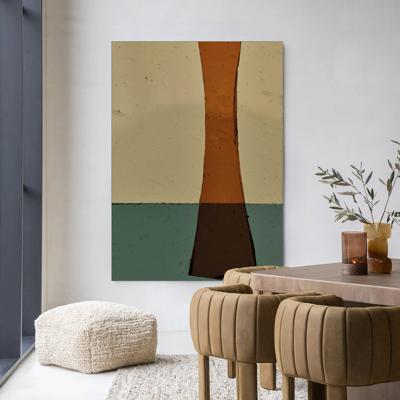 Urban Cotton Wandkleed 'Geen Mosterd' 80 x 110cm in Frame - black