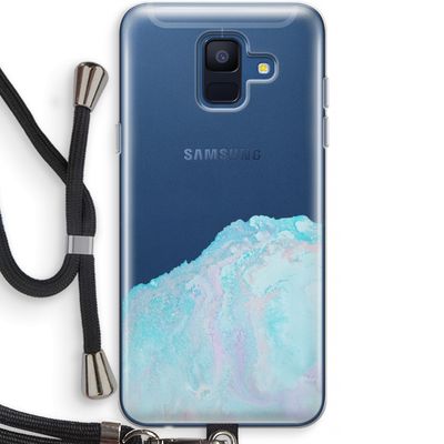 Fantasie pastel: Samsung Galaxy A6 (2018) Transparant Hoesje met koord