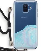 Fantasie pastel: Samsung Galaxy A6 (2018) Transparant Hoesje met koord