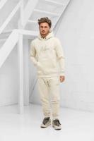 Malelions Striped Signature Trainingspak Heren Beige - Maat M - Kleur: Beige | Soccerfanshop