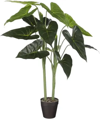 Mica Decorations kunstplant alocasia 100cm groen