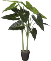 Mica Decorations kunstplant alocasia 100cm groen