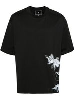 Y-3 t-shirt GXS à fleurs imprimées - Noir - thumbnail