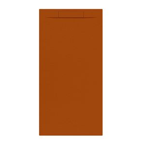 Douchebak + Sifon Allibert Rectangle 160x80 cm Satijn Koper Oranje Allibert