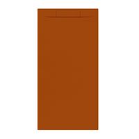 Douchebak + Sifon Allibert Rectangle 160x80 cm Satijn Koper Oranje Allibert