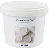 Creativ Company Transparante zeep basis, granules, 5000 gr/ 1 doos