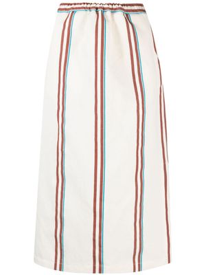 Rachel Comey jupe Mott à rayures - Tons neutres
