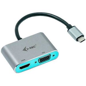 USB-C naar Metal HDMI 4K / 60 Hz + VGA Adapter