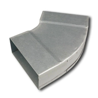 Rechthoekige (instort) Bocht 45º Horizontaal - 140mm X 40mm