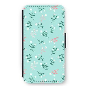 Small white flowers: iPhone 12 mini Flip Hoesje