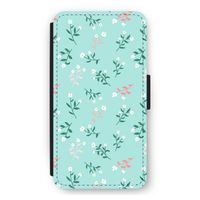 Small white flowers: iPhone 12 mini Flip Hoesje