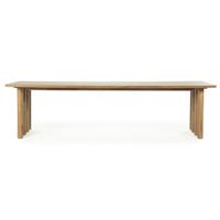 Eleonora Eettafel 'Jake' Eiken, 300 x 100cm, kleur Bruin